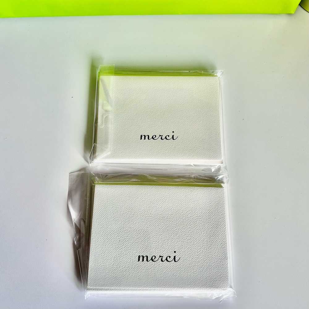 16 Michaels Cream Thank You Note Cards French Greeting Cards Merci